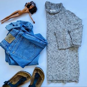 Lou & Grey ❤️ Rolled Mock Neck Sweater ❤️ Size XS